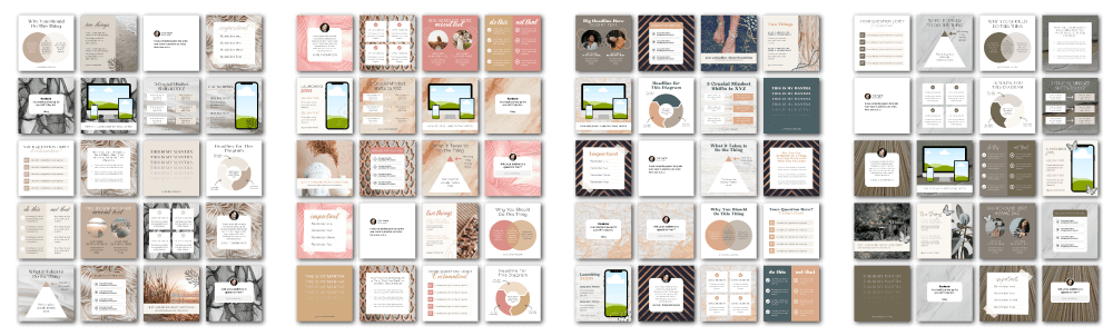 canva social media post templates instagram facebook